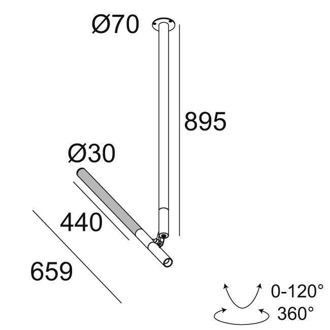 Afbeeldingen van XY180 S81 MINI DIM1 B IP20 LED - 3000K - CRI90 - 20°