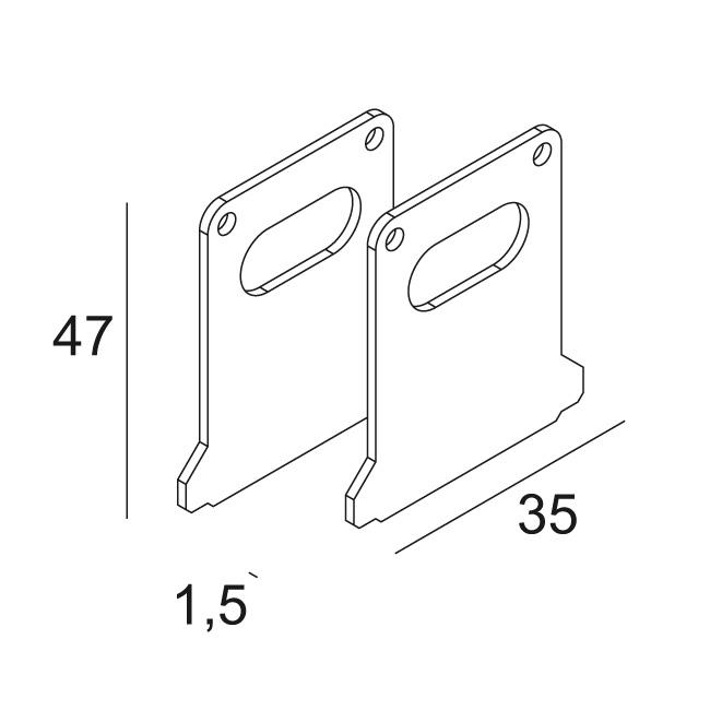 Afbeeldingen van DTC-TR - END CAP SET B