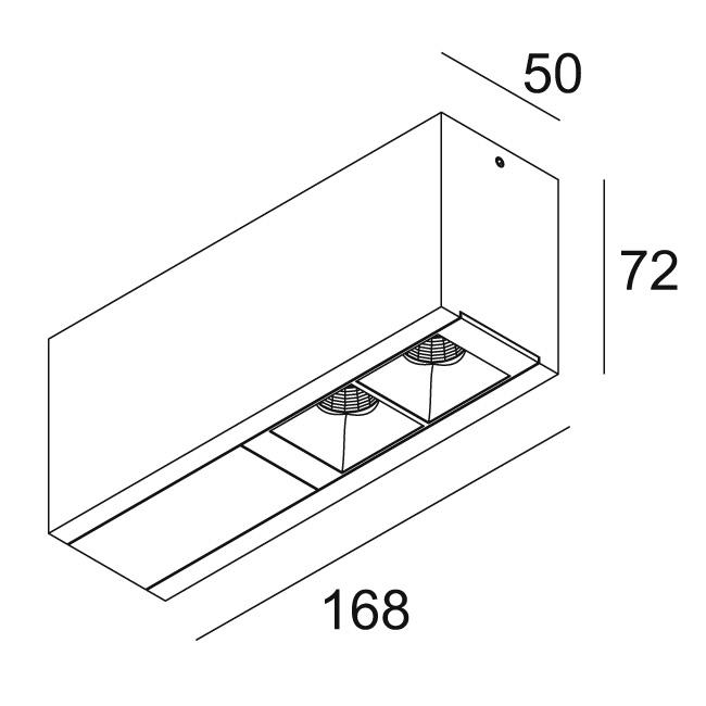 Afbeeldingen van DOT.COM L2 ON 92732 DIM8 W-B IP20 LED - 2700K - CRI90 - 32°