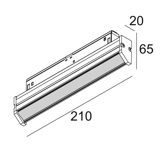 Afbeeldingen van M - DOT.COM WALLWASH 02 927 HO MDL B IP20 LED - 2700K - CRI90