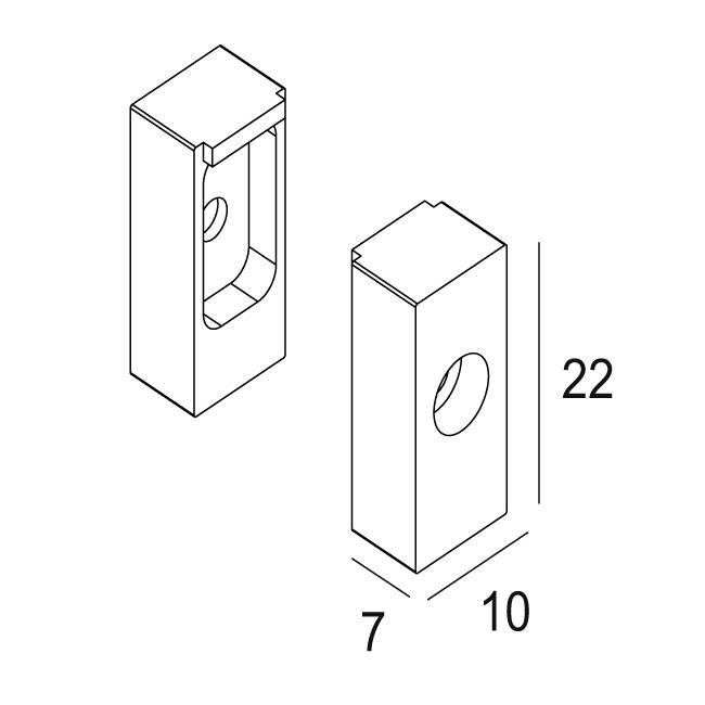 Afbeeldingen van TGL-ON - END CAP SET W