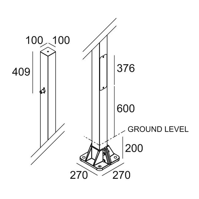 Afbeeldingen van POLESANO 4M - 1 BASE N IP54