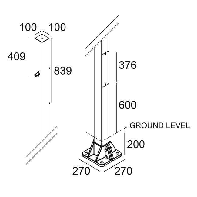 Afbeeldingen van POLESANO 4M - 22L BASE A IP54