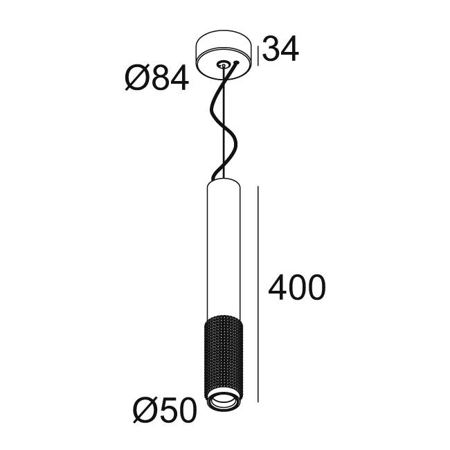 Afbeeldingen van PUNK 451 C 92740 DIM8 BP IP20 LED - 2700K - CRI90 - 40°