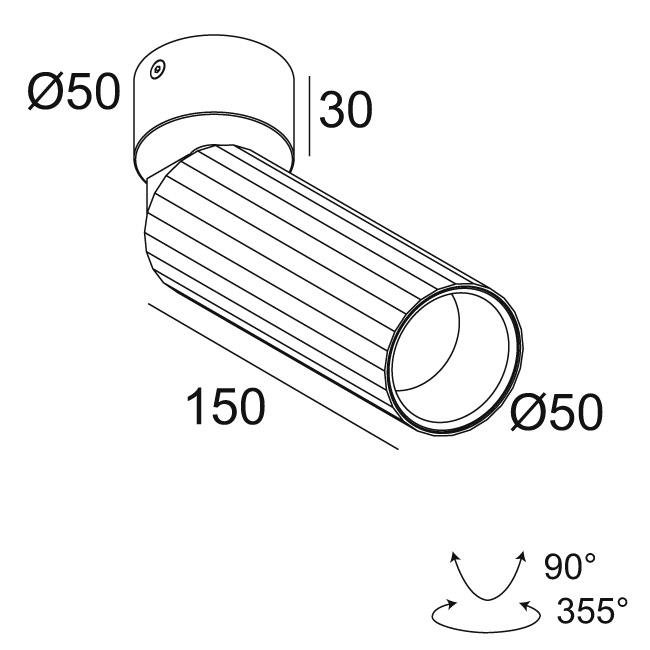 Afbeeldingen van HEDRA L ON 92733 B-B IP20 LED - 2700K - CRI90 - 33°