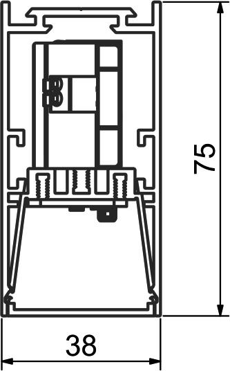 Afbeeldingen van Powerline Ano On 3380mm 4000K DALI Dim