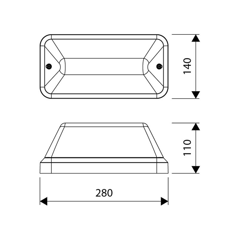 Afbeeldingen van Pro-Fit, zwart, Frosted, 3000K/4000K