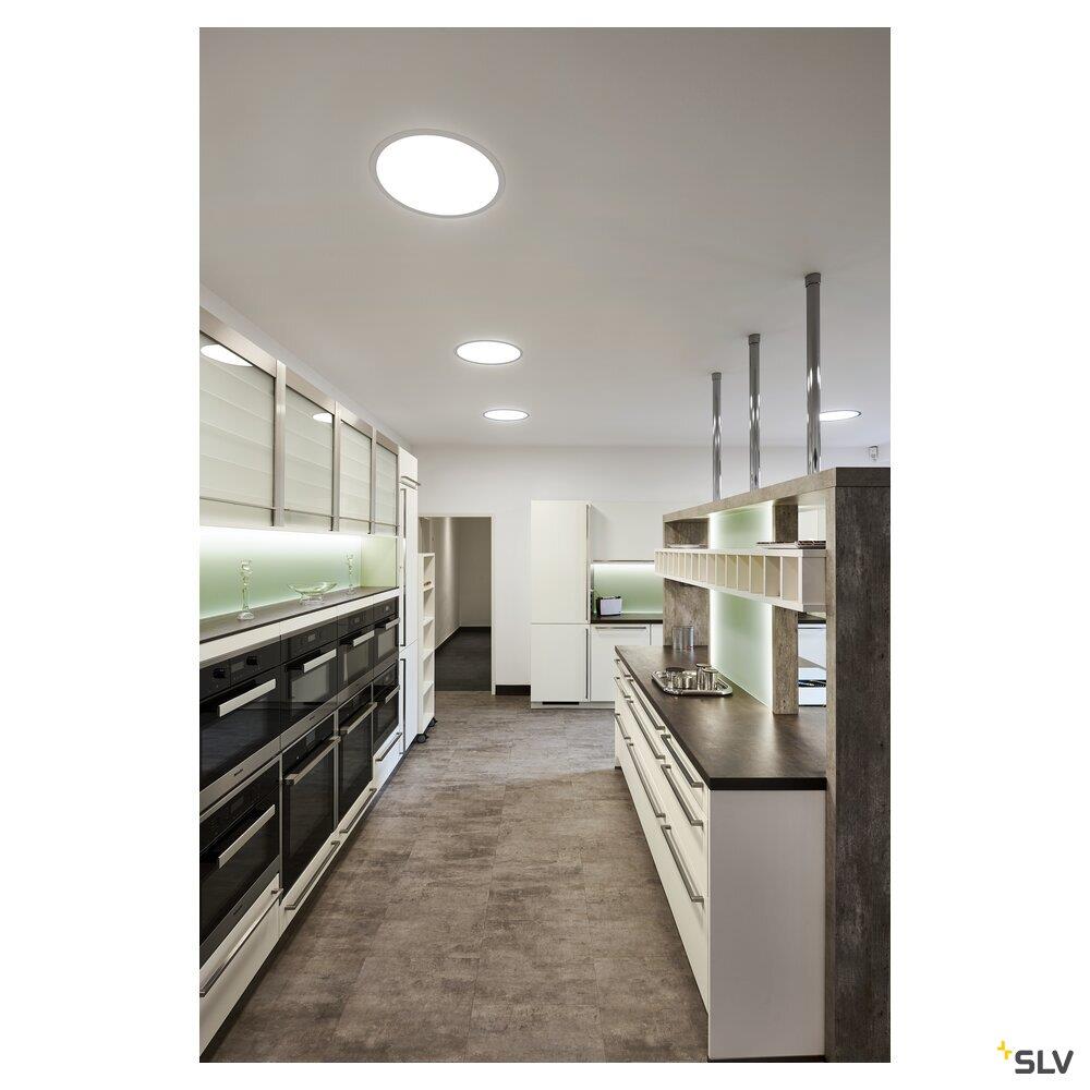 Afbeeldingen van MEDO 60 EL, LED indoor inbouwarmatuur voor plafond, frameversie, wit, 3000/4000K