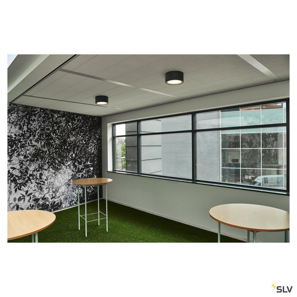 Afbeeldingen van FERA 25 CL, LED indoor plafondarmatuur, zwart, 3000K, 100°