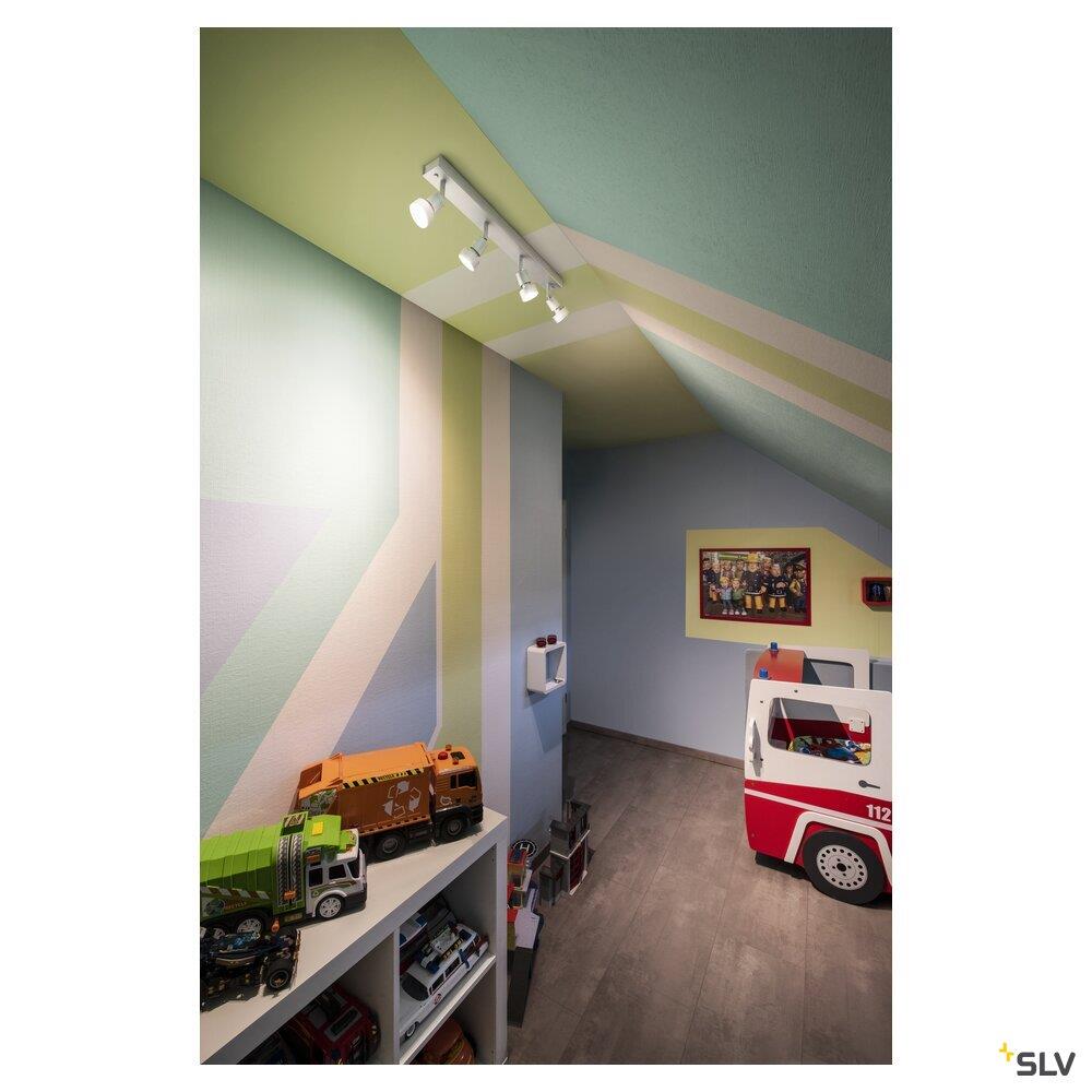 Afbeeldingen van PURI CW, indoor wand- en plafondarmatuur, quad, QPAR51, wit, 4x 50W