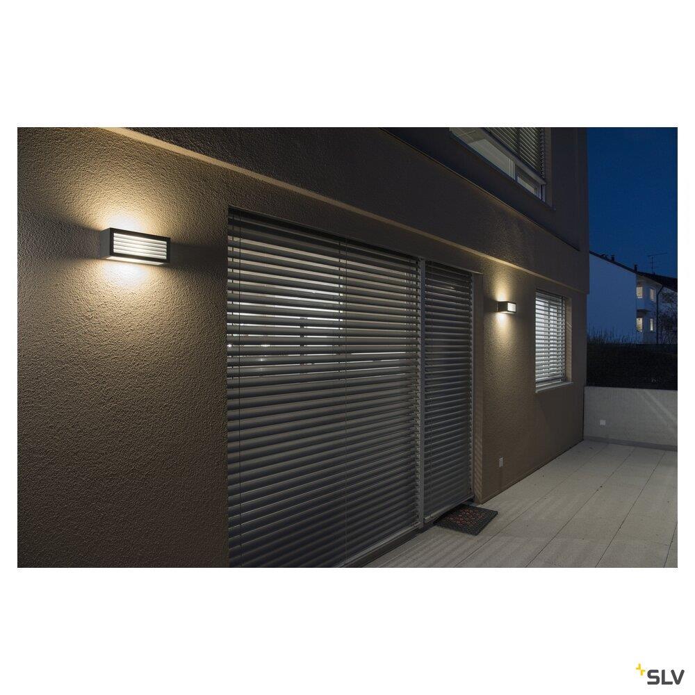 Afbeeldingen van BOX_L, LED outdoor wand- en plafondarmatuur, antraciet, IP44, 3000K, 19W