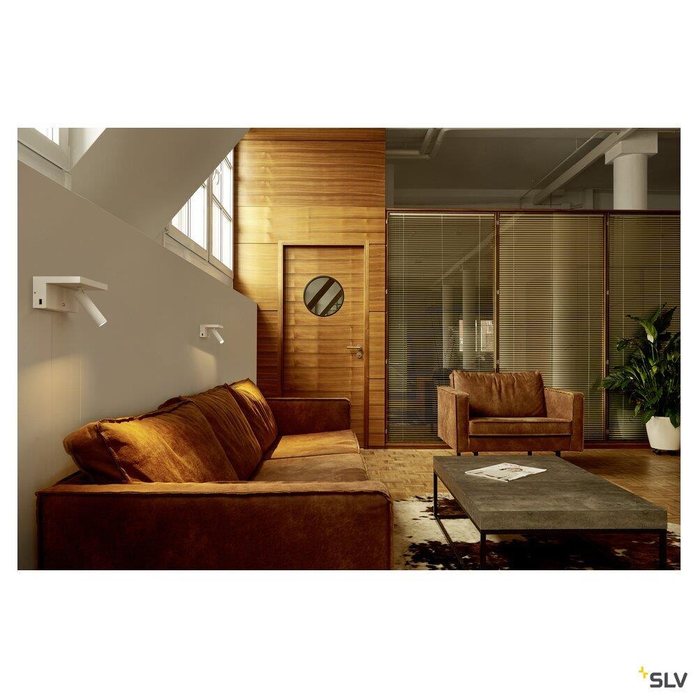 Afbeeldingen van KARPO Bedside, LED indoor wandarmatuur, wit, 3000K