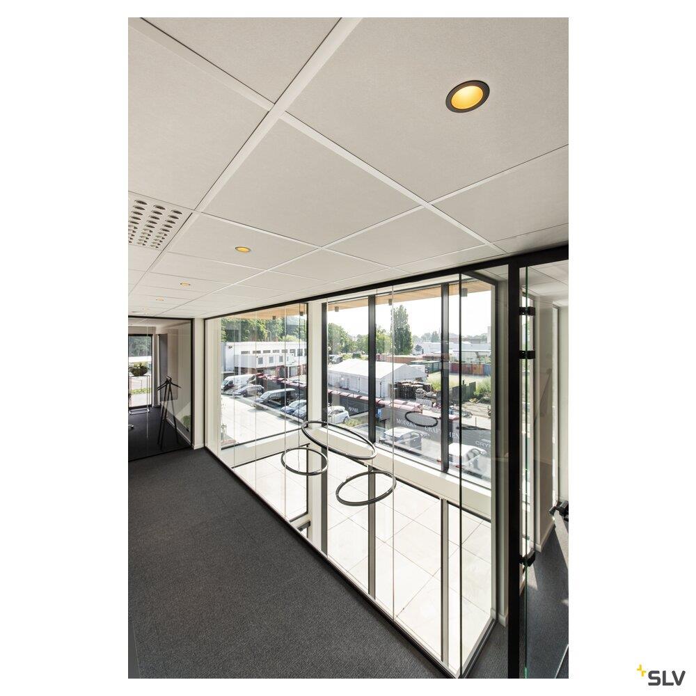 Afbeeldingen van HORN MAGNA LED indoor inbouwarmatuur voor plafond zwart/goud 3000K 25°