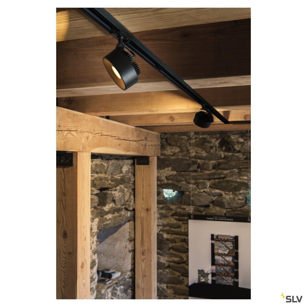 Afbeeldingen van 1~ KALU TRACK, indoor LED 1-fase systeem lamp, zwart, 3000K, inclusief 1-fase ad