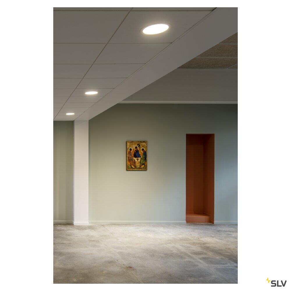 Afbeeldingen van SENSER 24, indoor LED plafondinbouwlamp rond wit 3000K