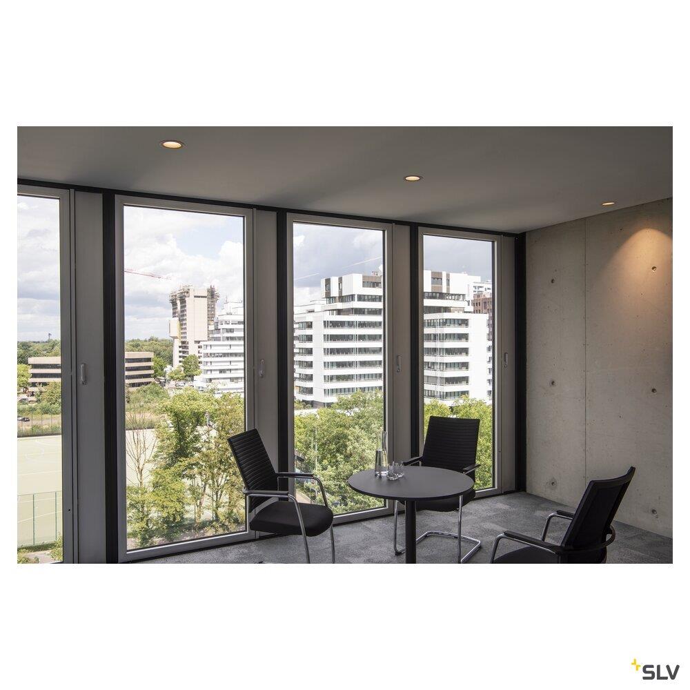Afbeeldingen van NUMINOS® DL L, indoor led plafondinbouwarmatuur wit/wit 3000K 40°