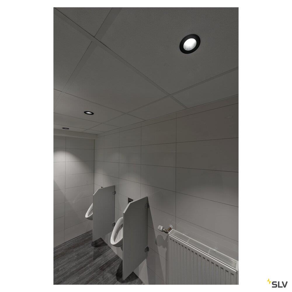 Afbeeldingen van NUMINOS® DL L, indoor led plafondinbouwarmatuur zwart/zwart 4000K 40°
