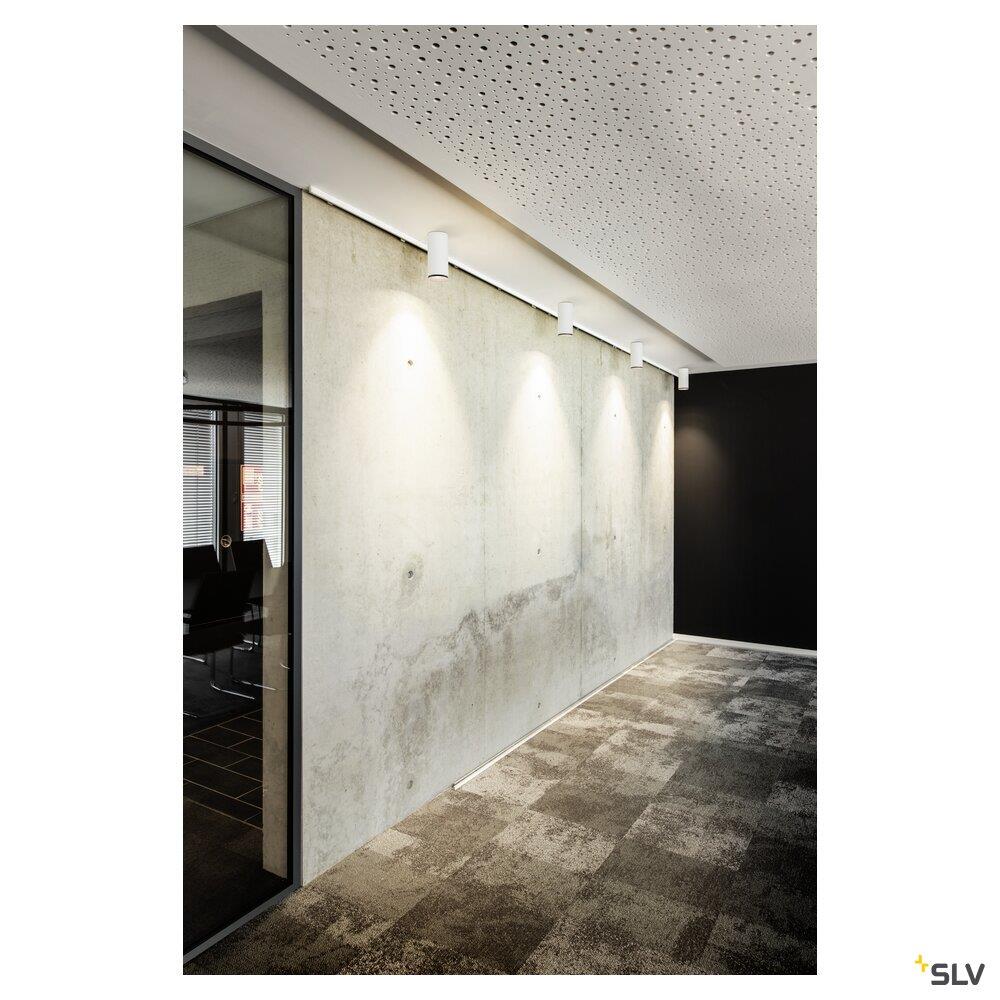 Afbeeldingen van NUMINOS® CL DALI L, indoor led plafondopbouwarmatuur wit/zwart 3000K 36°
