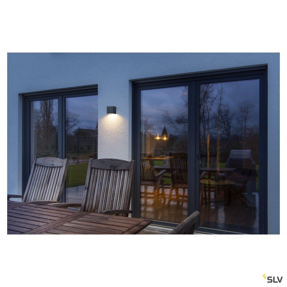 Afbeeldingen van SITRA S WL UP/DOWN, LED outdoor wandopbouwarmatuur, antraciet, CCT switch 3000/4