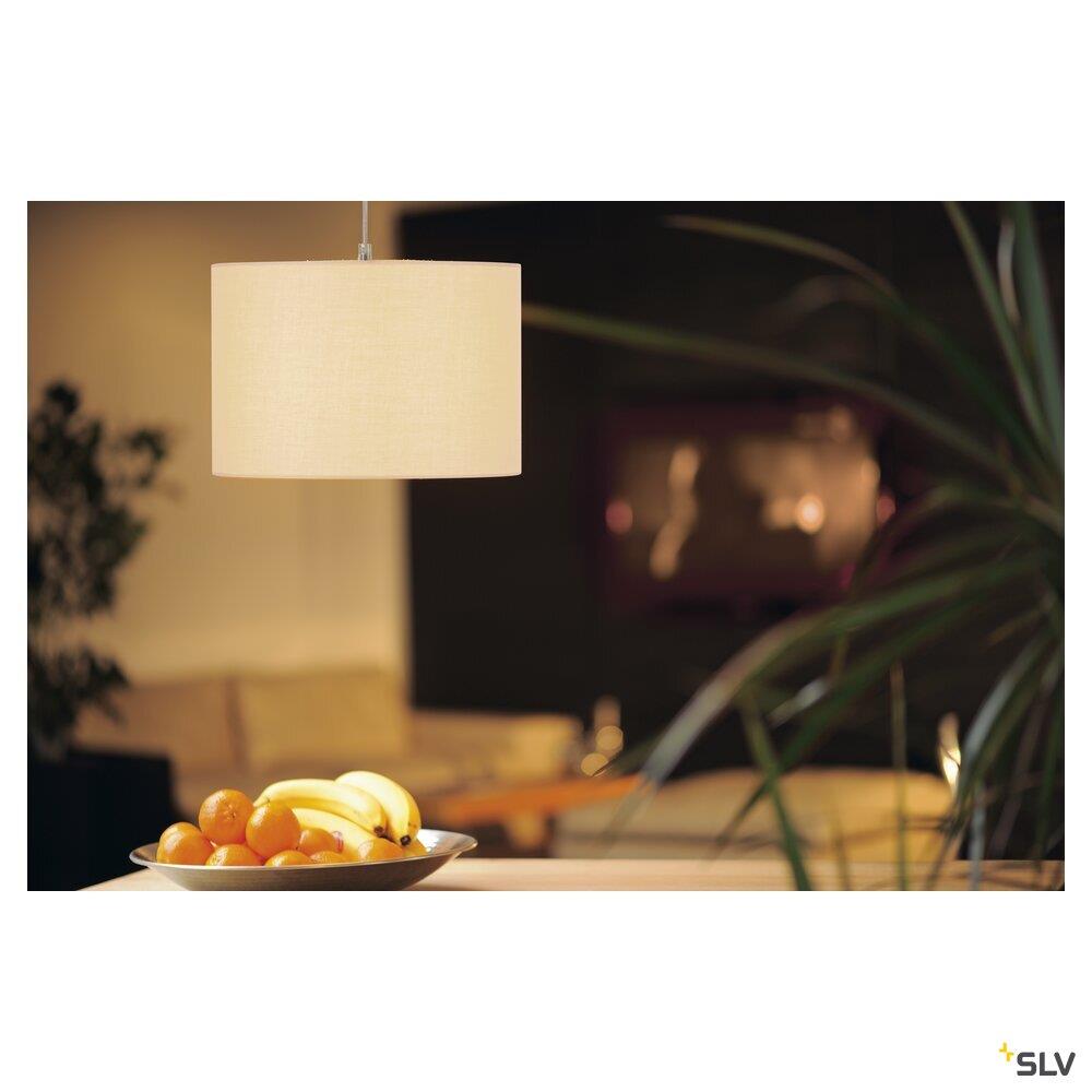 Afbeeldingen van FENDA, lampenkap, rond, beige, ø/H 30/20 cm