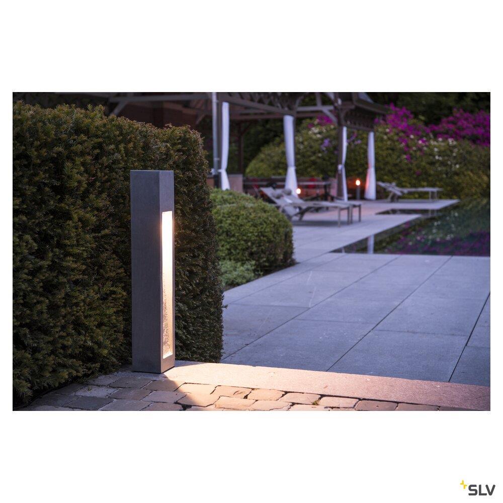 Afbeeldingen van ARROCK STONE, outdoor staanlamp, LED, 3000K, hoekig, steengrijs, L/B/H 12/12/75