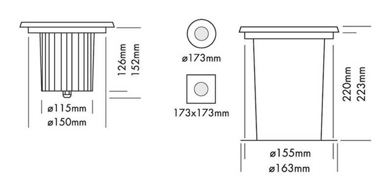 Afbeeldingen van Advance M Round AG 4000K