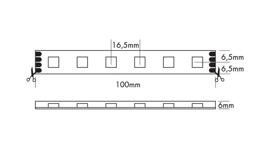 Afbeeldingen van Flex Strip IP67 HD RGB 5m