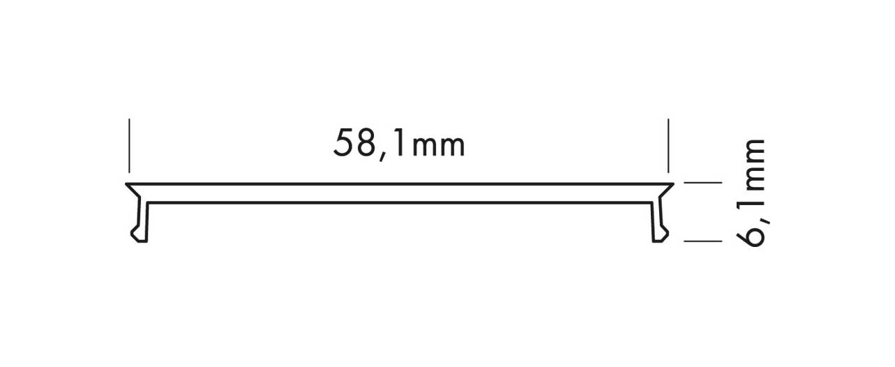 Afbeeldingen van Cover 300 cm vlak - zwart