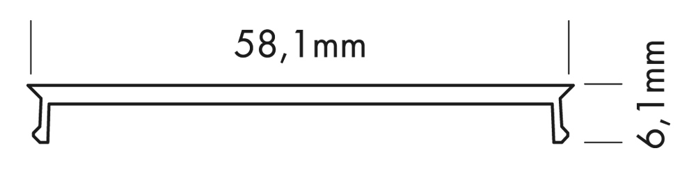 Afbeeldingen van Cover 300 cm vlak - helder